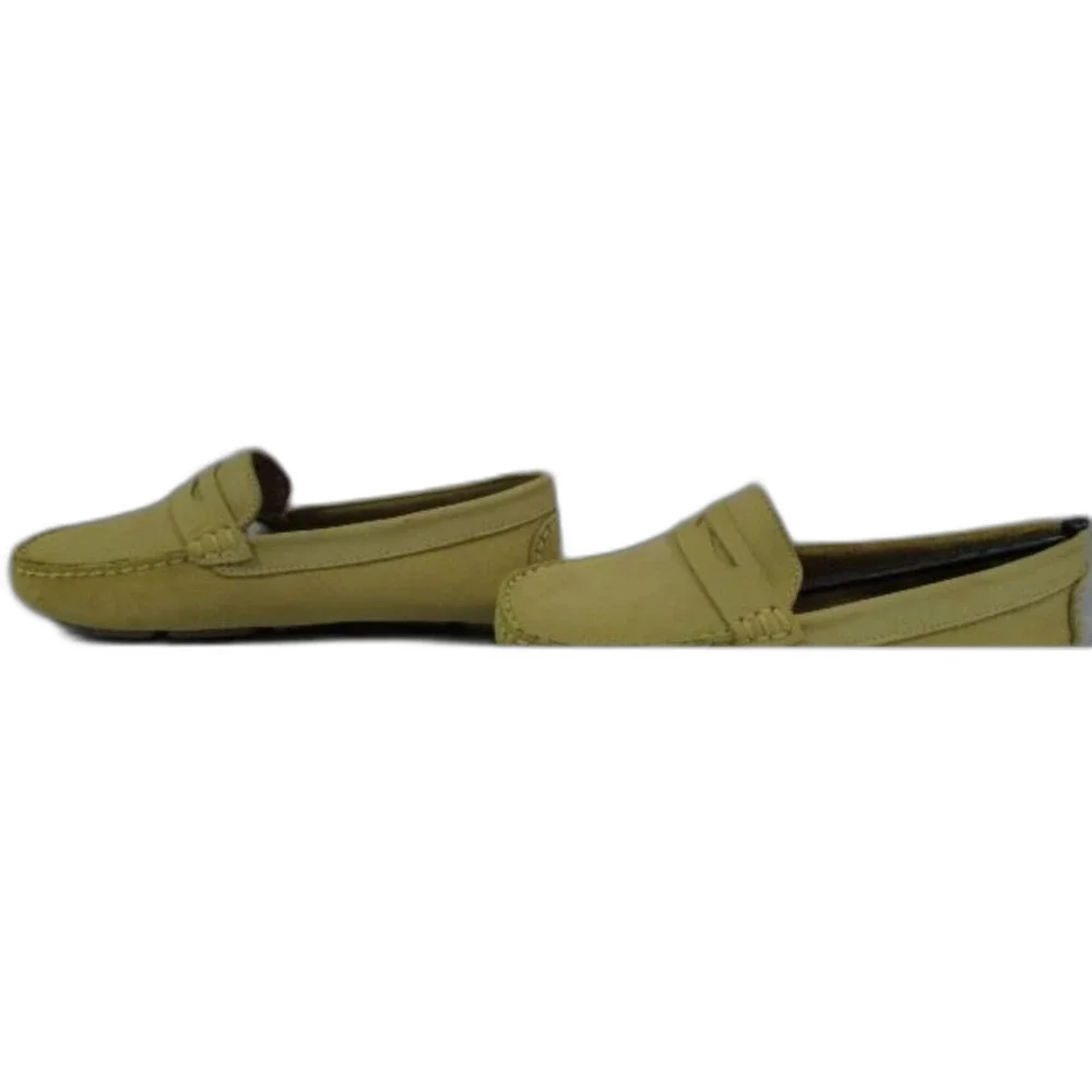 New in Box Charleston Shoe Co Kid's Tradd Lime Penny Loafers Size 2